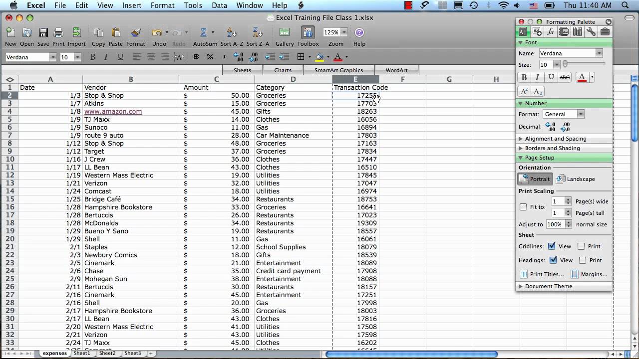 excel 2008 for mac pivot table